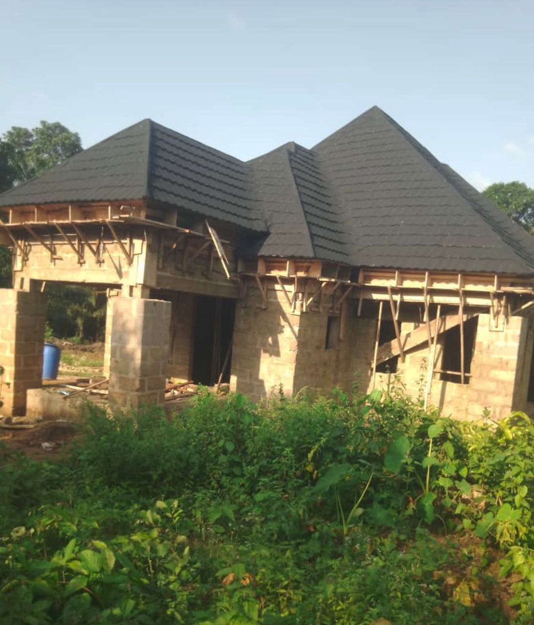 Modern home roofing Lagos